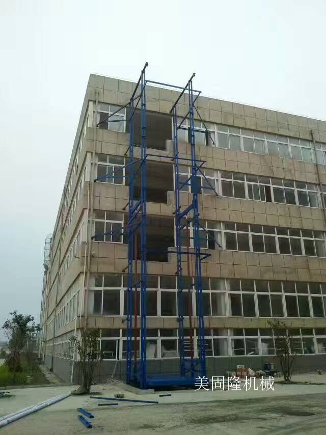 自贡室外双臂导轨式升降机厂家
